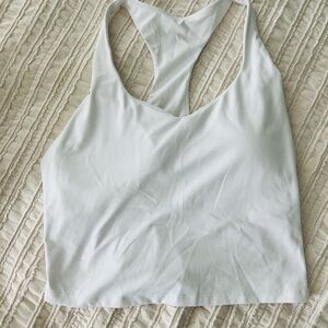 EUC Fabletics White Racerback Tank Top